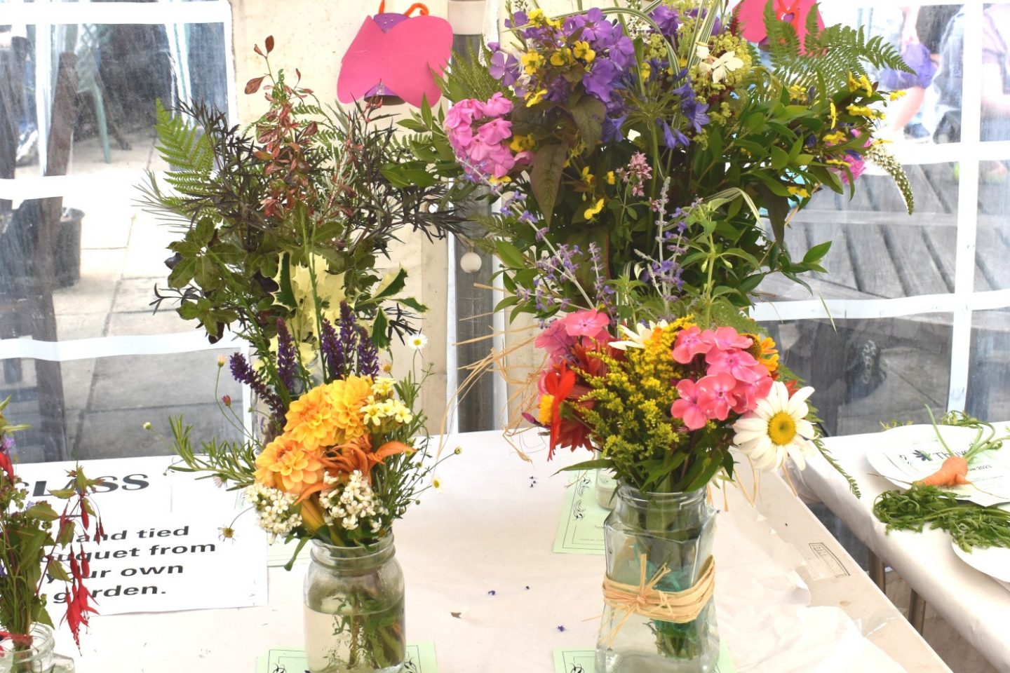 Garden posy flower show