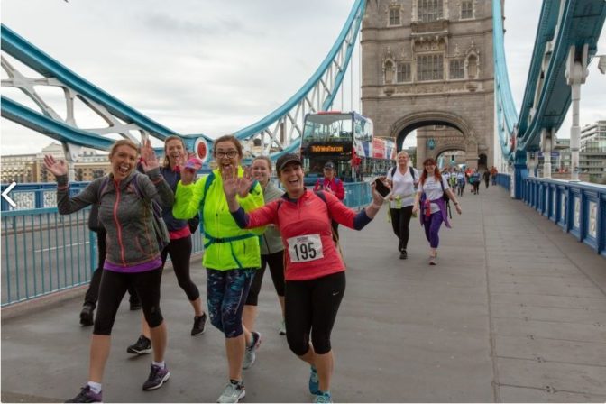 London marathon walk