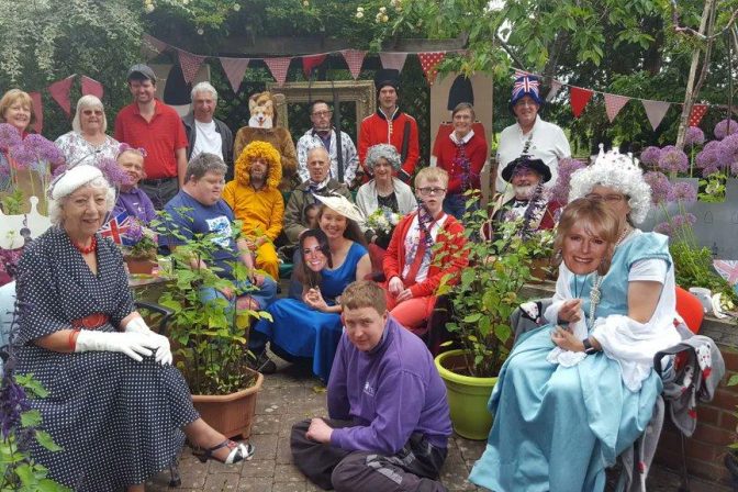 Large group photo platinum jubilee