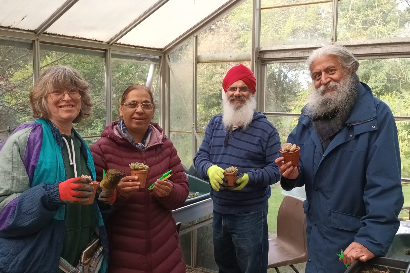 Birmingham client gardeners sow grow