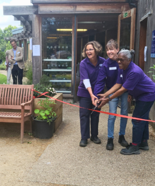 Thrive London Sanctuary Garden Opening Ribbon Cutting
