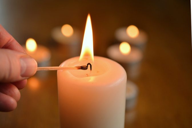 Christmas candle